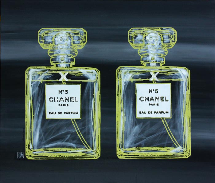 Chanel No 5 11 - Merry Sparks Chanel No 5 11 popart by Merry Sparks