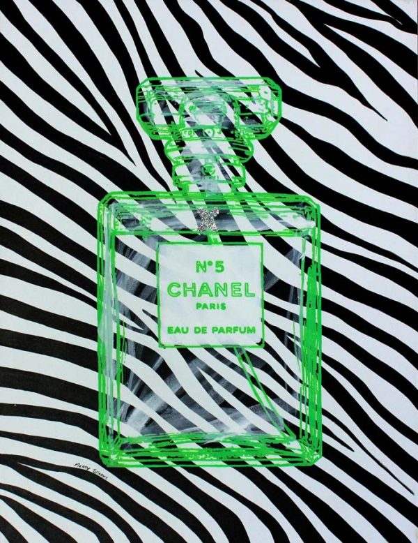 Chanel No 5 12 popart by Merry Sparks