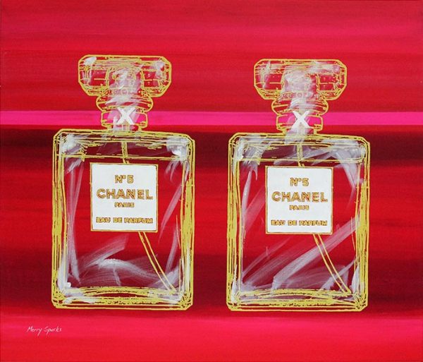 Chanel No 5 8 popart by Merry Sparks