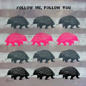 Follow Me Follow You 4 popart by Merry Sparks