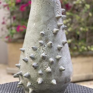 Jurassic Vase 1 by ceramicist Merry Sparks